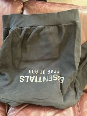 Fear of God Essentials Kids Black Hoodie